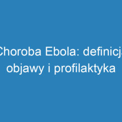 Choroba Ebola: definicja, objawy i profilaktyka zakażeń